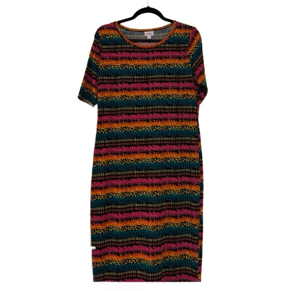 Colorful Striped Dress